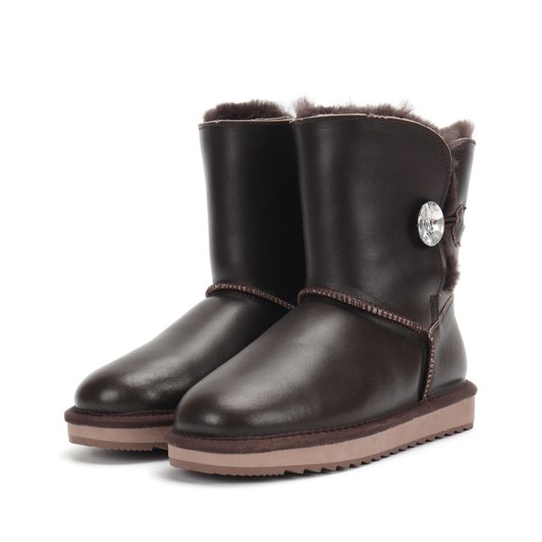 

new women snow boots fashion winter boot classic mini ankle short ladies girls womens booties triple black chestnut navy blue5803
