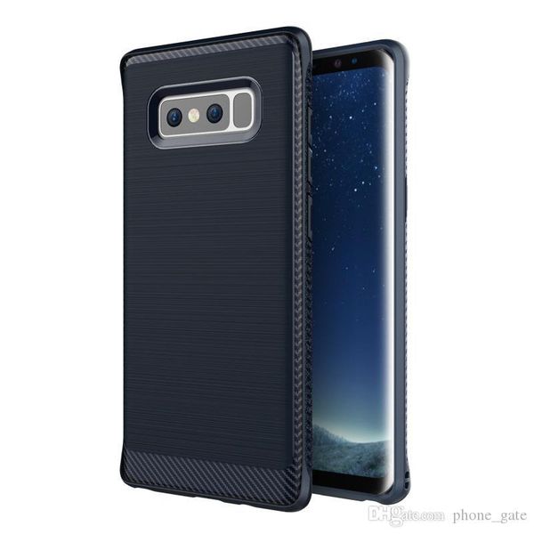 

cgjxsfor samsung galaxy note 8 case shockproof slim armor carbon fiber soft tpu drawing phone case for galaxy note8 soft silicone protector