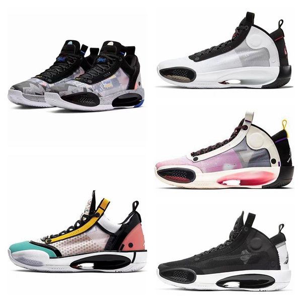 

2020 new jumpman xxxiv 34s eclipse blue void green white black red men's basketball shoes 34s men's outdoor sports shoes