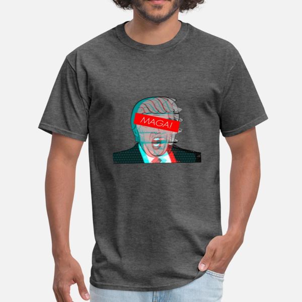 

maga glitch t shirt men custom cotton s-xxxl pictures interesting breathable spring formal shirt