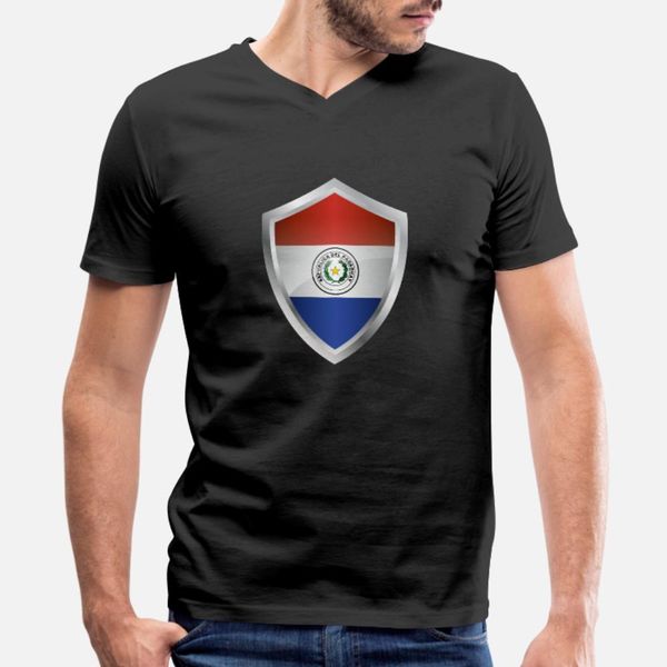 

emblem paraguay t shirt men customize short sleeve s-xxxl pictures gift funny casual spring outfit shirt