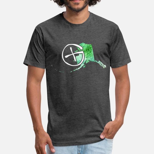 

alaska geocaching shirt t shirt men designs cotton s-3xl slim fitness new fashion spring autumn original shirt