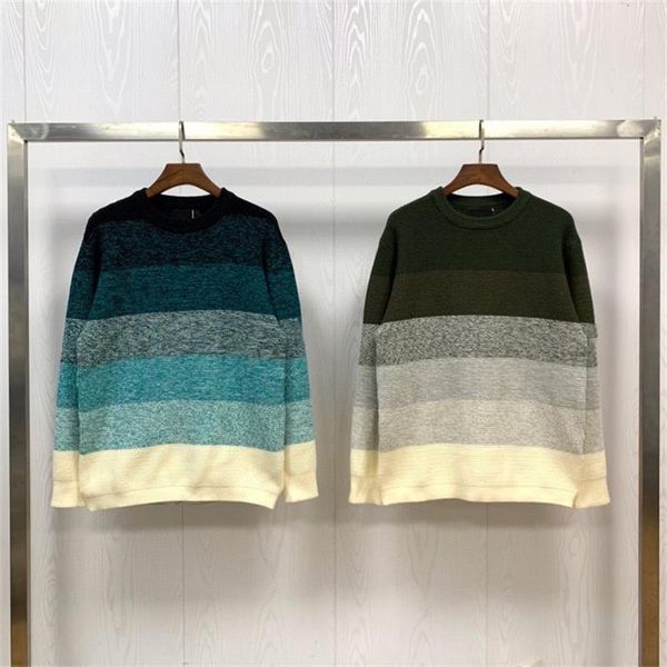 

#8867 new brand shadow project striped sweater round neck pullovers casual sweaters for men women hoodies fashion sweatshirts m-2xl, Black