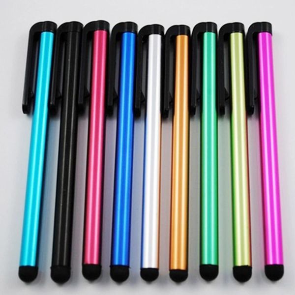 

stylus pen capacitive screen highly sensitive touch pen for iphone6 6plus iphone5 4 samsunggalaxys5 s4 note4 note3 universal stylus tablet, Black;red