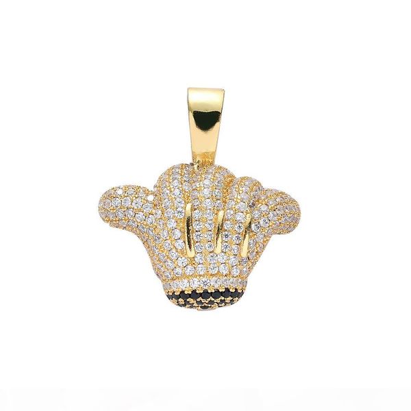 

hip hop ожерелье brass цвета золота iced out цепи micro pave кубический циркон ручной ожерелье charm для мужчин подарки, Silver