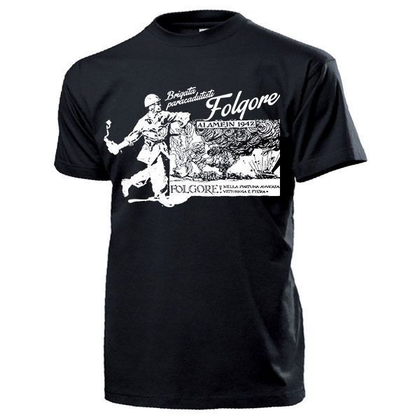 

2019 новая мода tee shirt folgore эль-аламейна brigata paracadutisti folgore 1942 fschjg - футболка летняя футболка