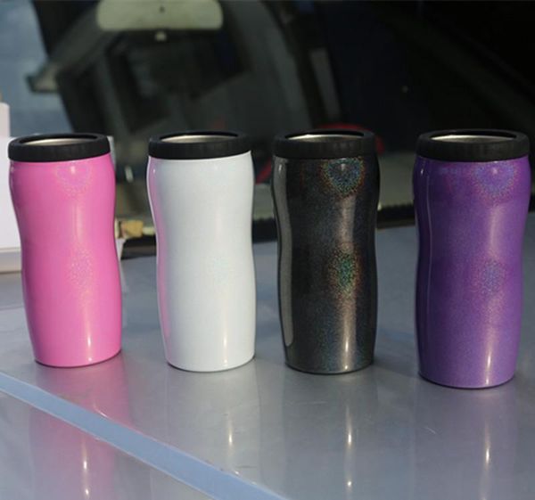 

glitter can cooler stainless steel tumbler beer bottle cold keeper can vacuum insulated bottle insulation cans ing