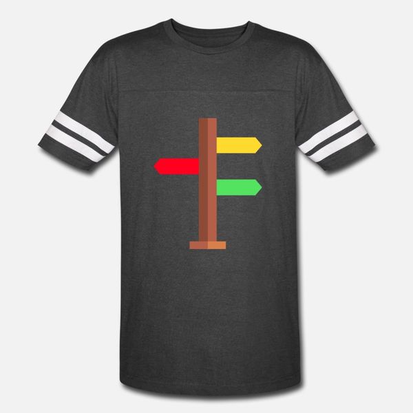 

panels road sign illustration t shirt men customized tee shirt s-3xl outfit anti-wrinkle humor spring trend shirt