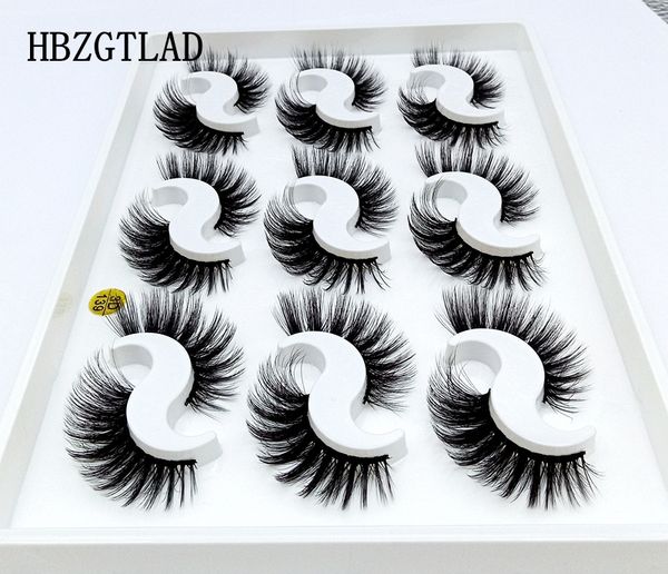 

hbzgtlad 9/10 pairs natural false eyelashes fake lashes long makeup 3d mink lashes eyelash extension mink eyelashes for beauty