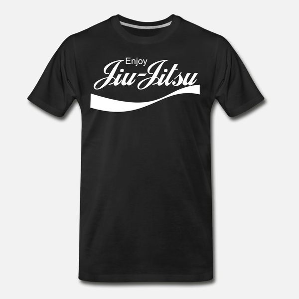 

enjoy jiu jitsu t shirt men printed cotton euro size s-3xl formal anti-wrinkle new style spring pattern shirt