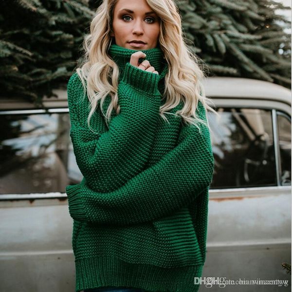 

2019 fall winter women knitwear sweater shawls loose sleeve knit cardigan choker collar sweater poncho cape fashion high collar irregular, White;black
