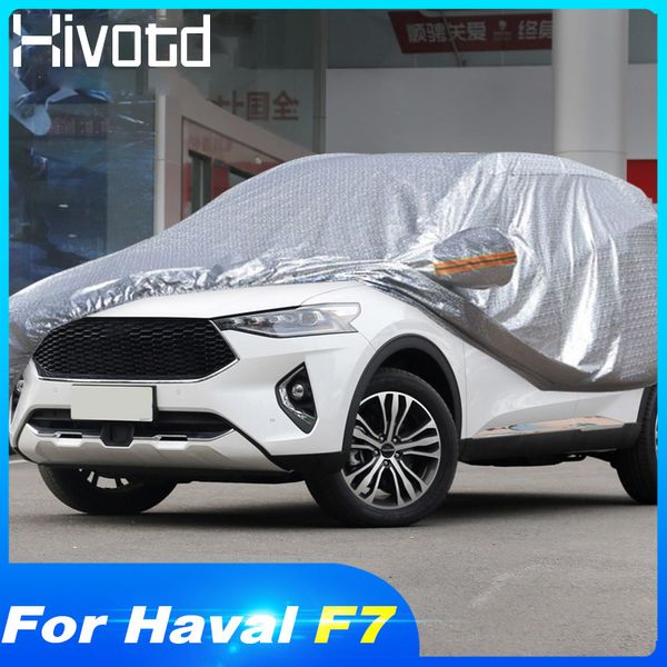 

hivotd for haval f7 f7x 2020 2020 car covers full protection waterproof sun dustproof anti-uv scratch-resistant accessories