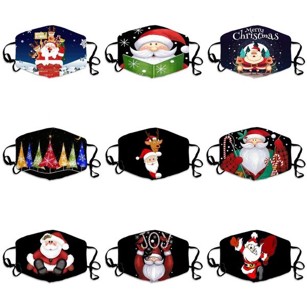 

lack fa masks supplies dustproof print mask universal for men women#449, Black