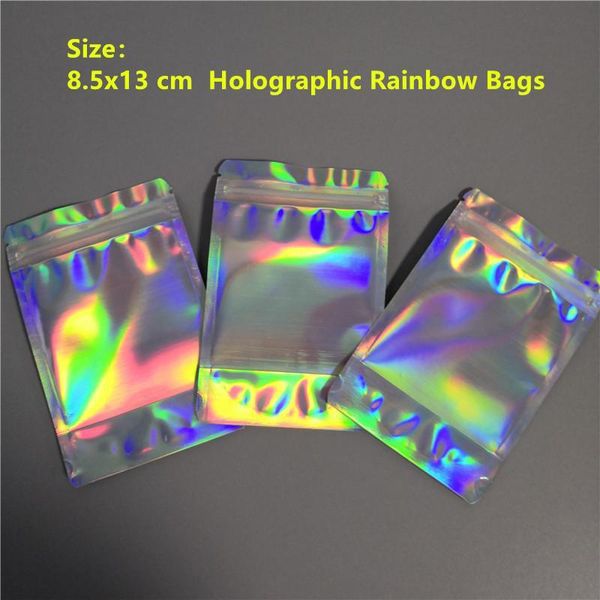 

mylar resealable 13cm food bags seal fda space rainbow by safe 8.5x approved color holographic bags uy2008 qifcp