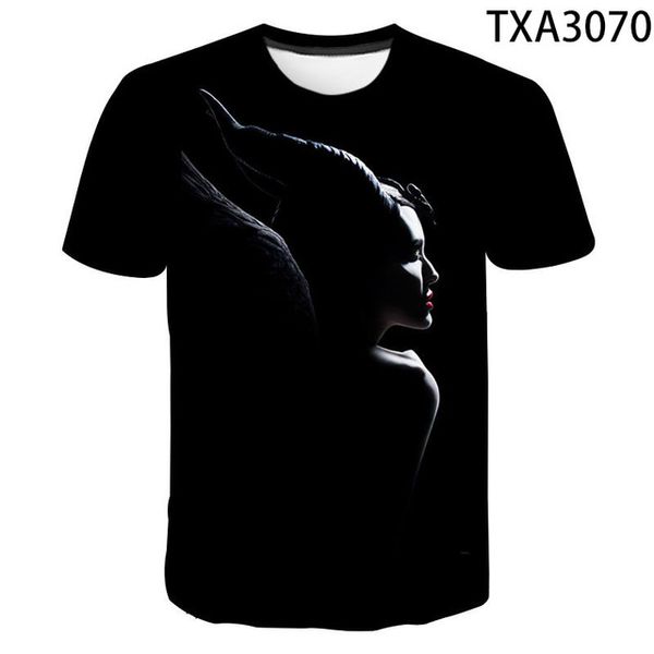 

movie maleficent 3d boy girl printed cool 3d print shirts graphic horror funny men clothing