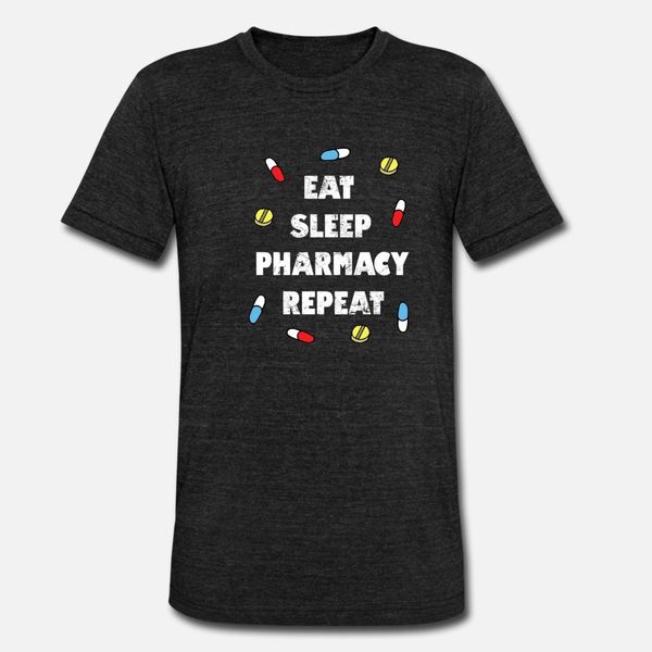 

eat sleep pharmacy repeat funny pharmacist tee t s t shirt men character cotton crew neck unique graphic building spring autumn shirt