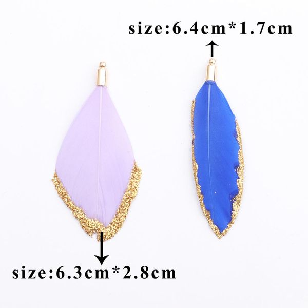 

quality m546jewelry accessorieshand madediy earrings pendantcopper metaldiy feather accessoriesjewelry making10pcs/lot
