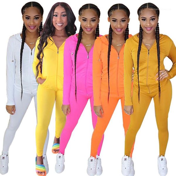 

womens designer tracksuits female clothing woman two piece outfit long sleeve cardigan coat pants set sport fashion, Gray
