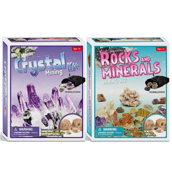 

детские творческие головоломки игрушки добывающие кристаллический камень окаменелость и пирит модель представляет как мальчик и девочка