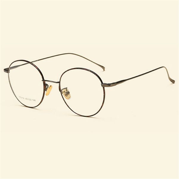 

2020 new designer woman glasses optical frames metal round glasses frame clear lens eyeware black silver gold eye glass fml