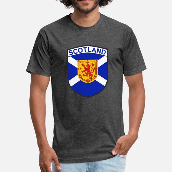 

scotland t shirt men customized 100% cotton plus size 3xl cute new fashion spring leisure shirt