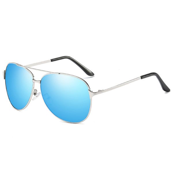 

vintage pilot style aviation sunglasses mens brand design polarized sun glasses fashion sports sunglass for man, White;black