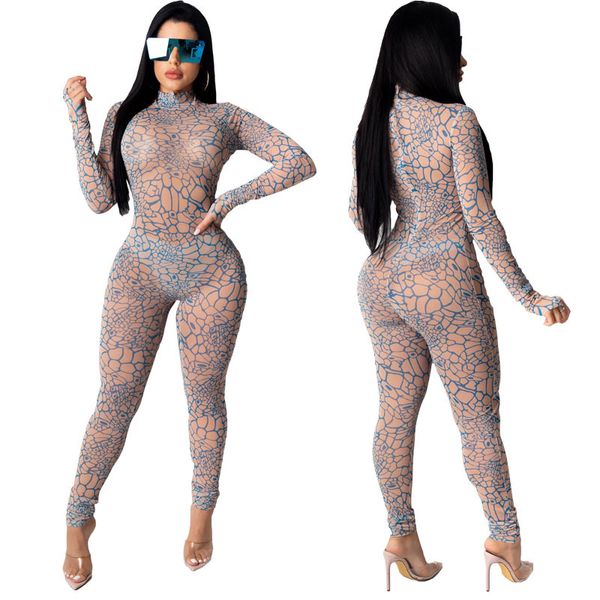 

mesh slim womens jumpsuits stand neck long sleeve skinny thin summer women sell rompers, Black;white