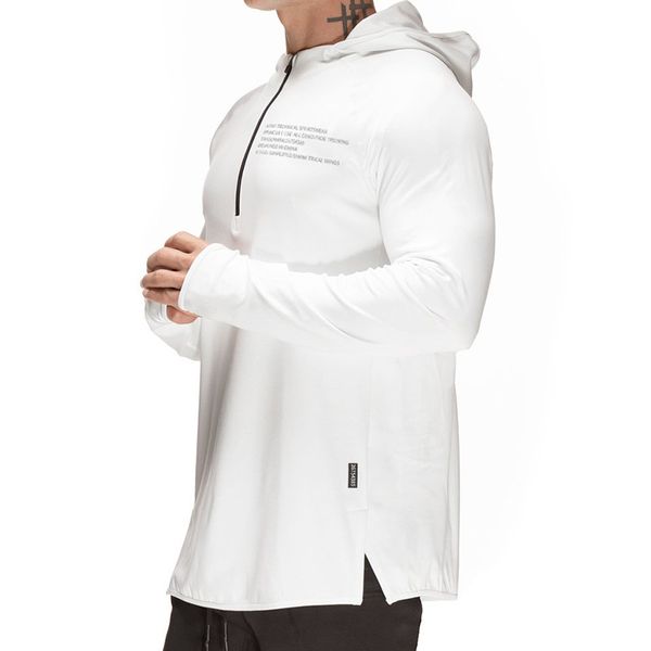 

sweatshirt hoodie mens hoodie fitness sport sleeves reflective long new 2020 running sports outdoor asrv autumn xkaxl eufci, Black