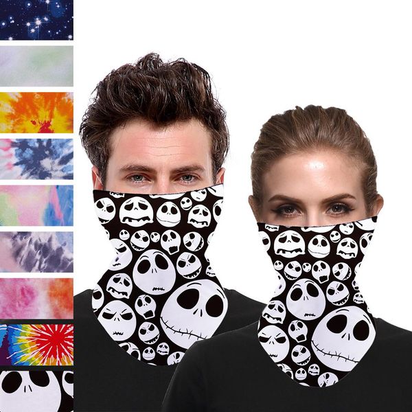 

Halloween Ghost Face Mask Scarf Joker Headband Balaclavas Skull Masquerade Masks for Ski Motorcycle Cycling Fishing Outdoor Sports FY6099