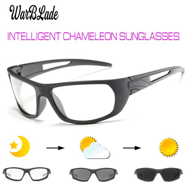 

2020 brand pchromic sunglasses for men fashion rimless square sunglasses men polarized chameleon discoloration sun glasses, White;black