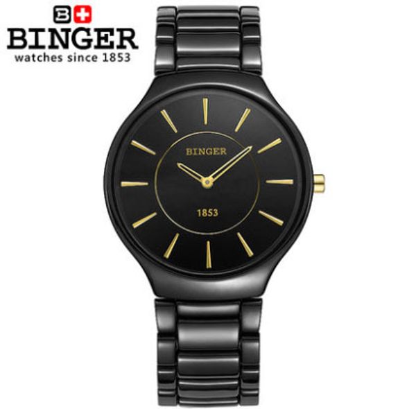 

100% original brand mens watch elegant ceramic women luxury casual quartz table slim and stylish for couple watches, Slivery;brown