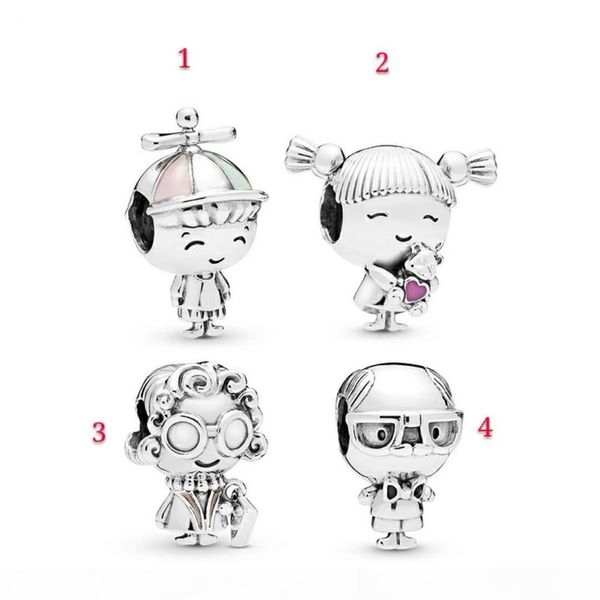 

f new fits bracelets boy girl grandpa grandma dangle charms beads for wholesale diy jewelry making family member bead accessories, Black