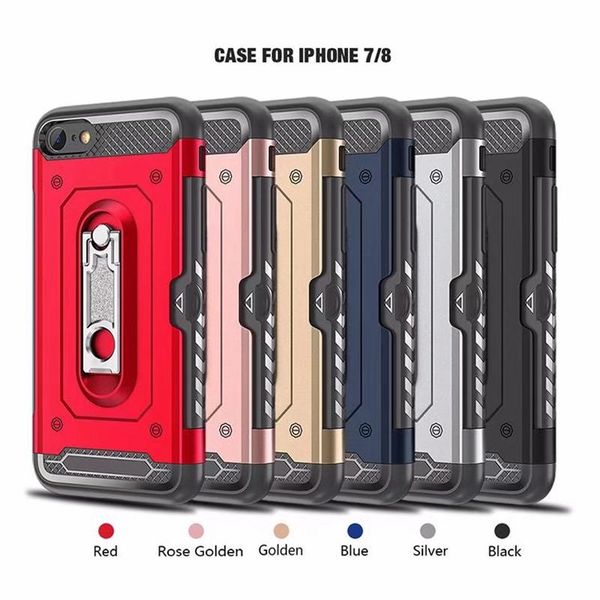 

cgjxsarmor hybrid case for iphone 11 xs max xr x 8 7 6 5s se 5 hard plastic tpu 2 in 1 shockproof cover luxury defender kickstand id card sl