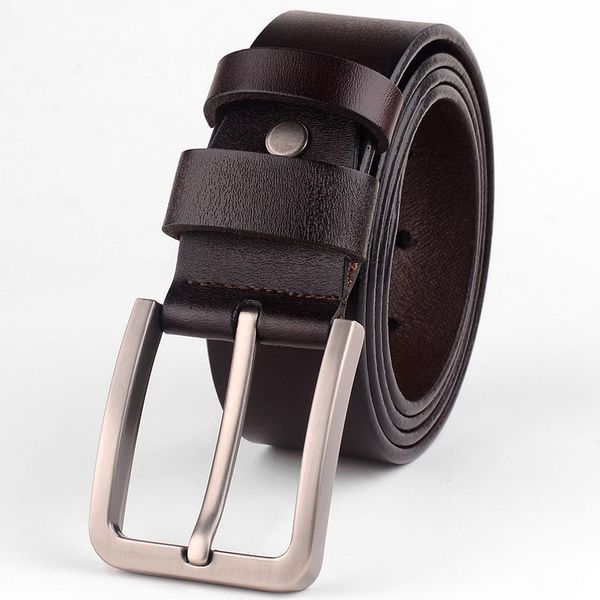 

Cross-Border Hot Supply Mens Leather Belt Casual Pin Buckle Leather Waistband Mens Belt Manufacturers One Piece Dropshipping