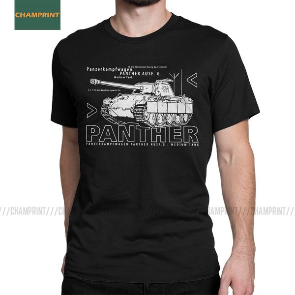 

panther tank wehrmacht t-shirts for men wehrmacht german tiger panzer armor africa cotton tee shirt short sleeve t shirts