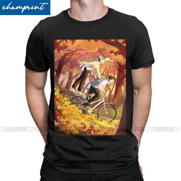 

vintage bokuto & kuroo t-shirts for men o neck cotton t shirt haikyuu anime volleyball manga short sleeve tees party