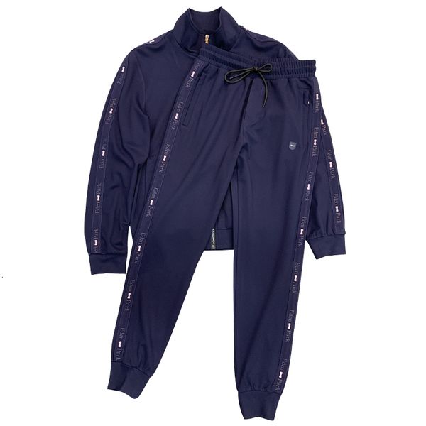 

2020 men's eden set jacket and pant material france serige park tracksuit clothes fast shipping big size speacial patter spring, Black;white