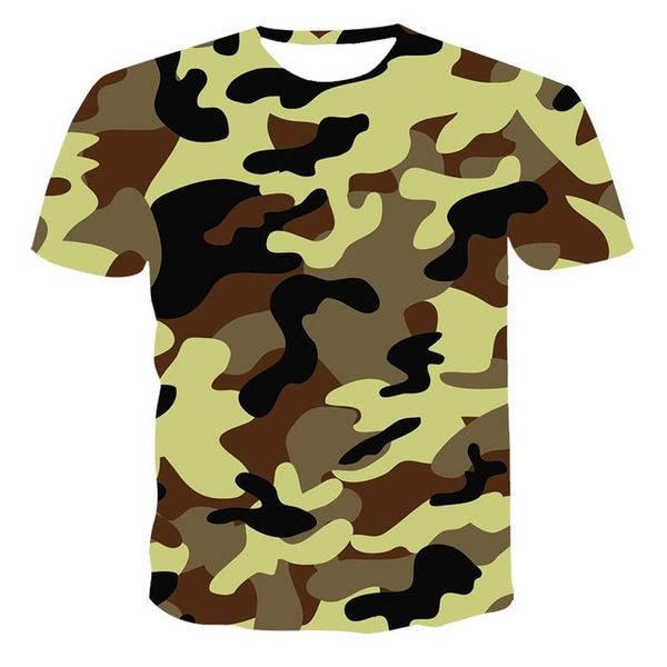 

camouflage abstract art t-shirtt 3d print shirts plus size plus size funny men clothing