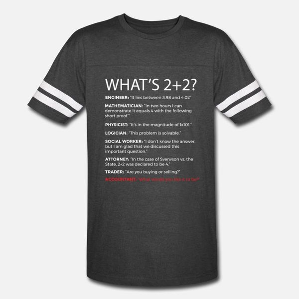 

accountant pun cpa meme funny joke t shirt men character 100% cotton s-xxxl unique anti-wrinkle breathable summer style outfit shirt