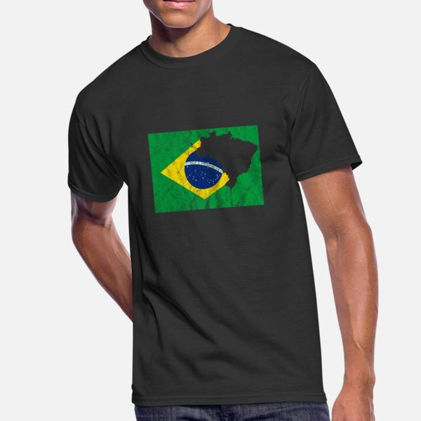

brazil map silhouette brazilian flag travel t shirt men custom 100% cotton s-xxxl trend gift authentic summer style outfit shirt