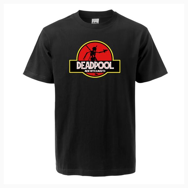 

deadpool merc with a mouth 2019 summer fashion casual men t shir hip hop streetwear cotton loose fit cool tee