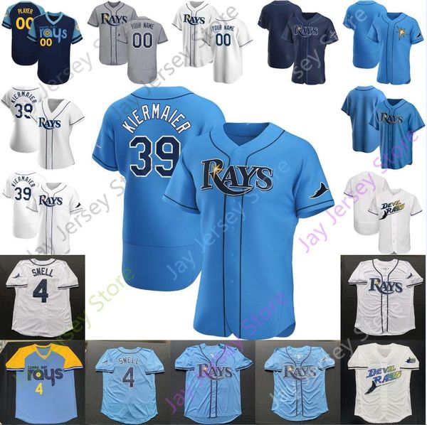 

tampa bay jersey evan longoria hernandez michael perez willy adames mike brosseau vidal brujan ji-man choi lucius fox brandon lowe nate lowe, Blue;black