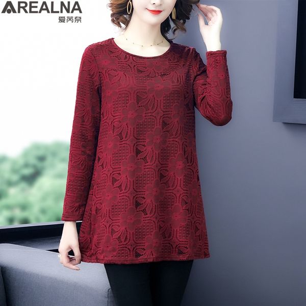 

blusas mujer de moda 2020 autumn elegant lace floral blouse women winter velvet long sleeve shirts chemisier femme plus size top, White