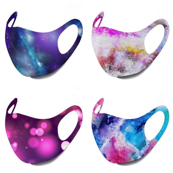 

велоспорт starry sky байдена маска печати hairband бандана оголовье открытый face mask байдена легкая дышащая мягкая магия банданы headwear