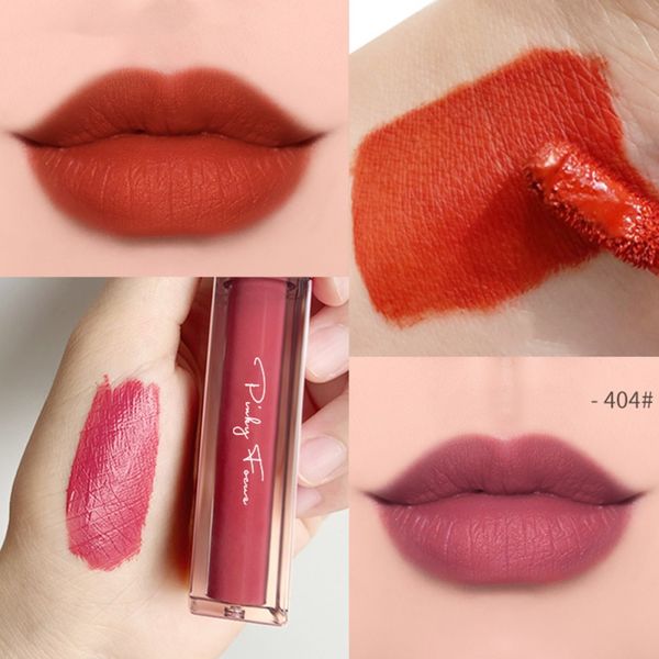 

new velvet matte air lip gloss brighten not easy to fade lip glaze waterproof long-wearing non-stick cup liquid lipstick