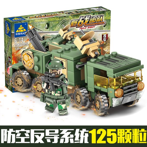 

военно-воздушной обороны ракеты система строительных блоков автоцистерна модели комплекты diy игрушки для детей для мальчиков обучающие фигу