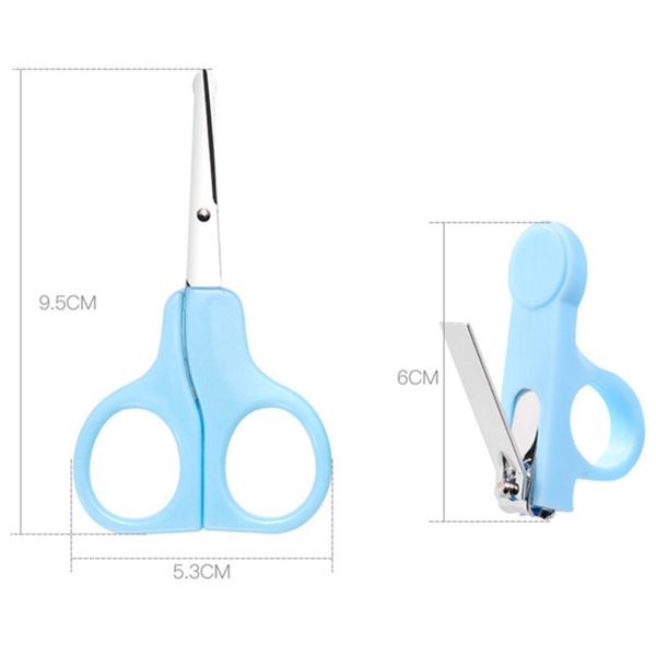 

child nail clippers finger safety health care solid color equipment baby care set trimmer toe manicure tool
