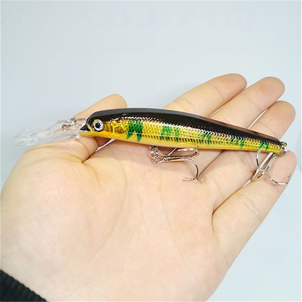 

1pcs fishing lure floating wobblers minnow hard bait125mm/14g artificial bait bass lure crankbait plastic fish fishing tackle
