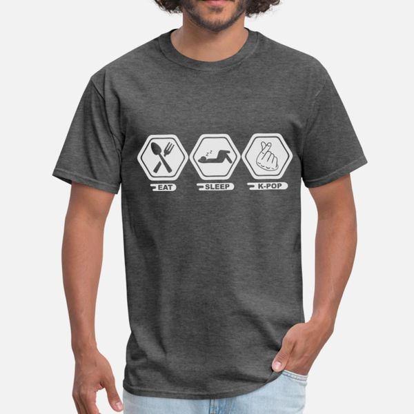 

ешьте sleep k pop t shirt men проектирование хлопок s-3xl fit подарков основные летом прохладно рубашки