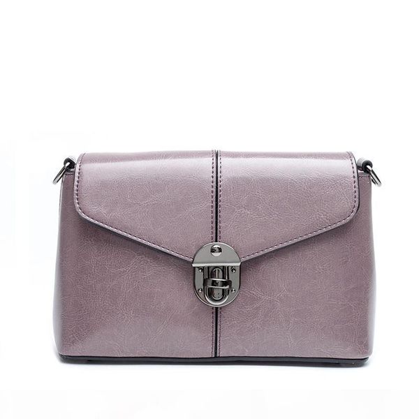 

designer- woman cowhide tide ma'am lock catch single shoulder small square diagonal package